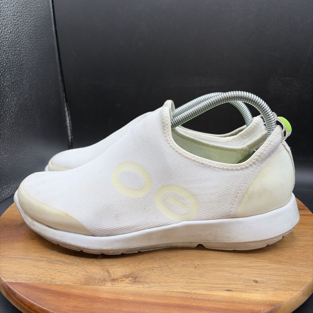 Oofos OOmg Sport Low Women’s Size 10 Shoe White Recovery Slip On Comfort Walking